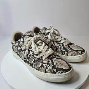 ⭐️40% Off⭐️ Steve Madden Vonn Snakeskin Print Canvas Sneakers
